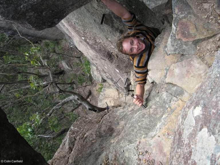 Jenny getting over heights