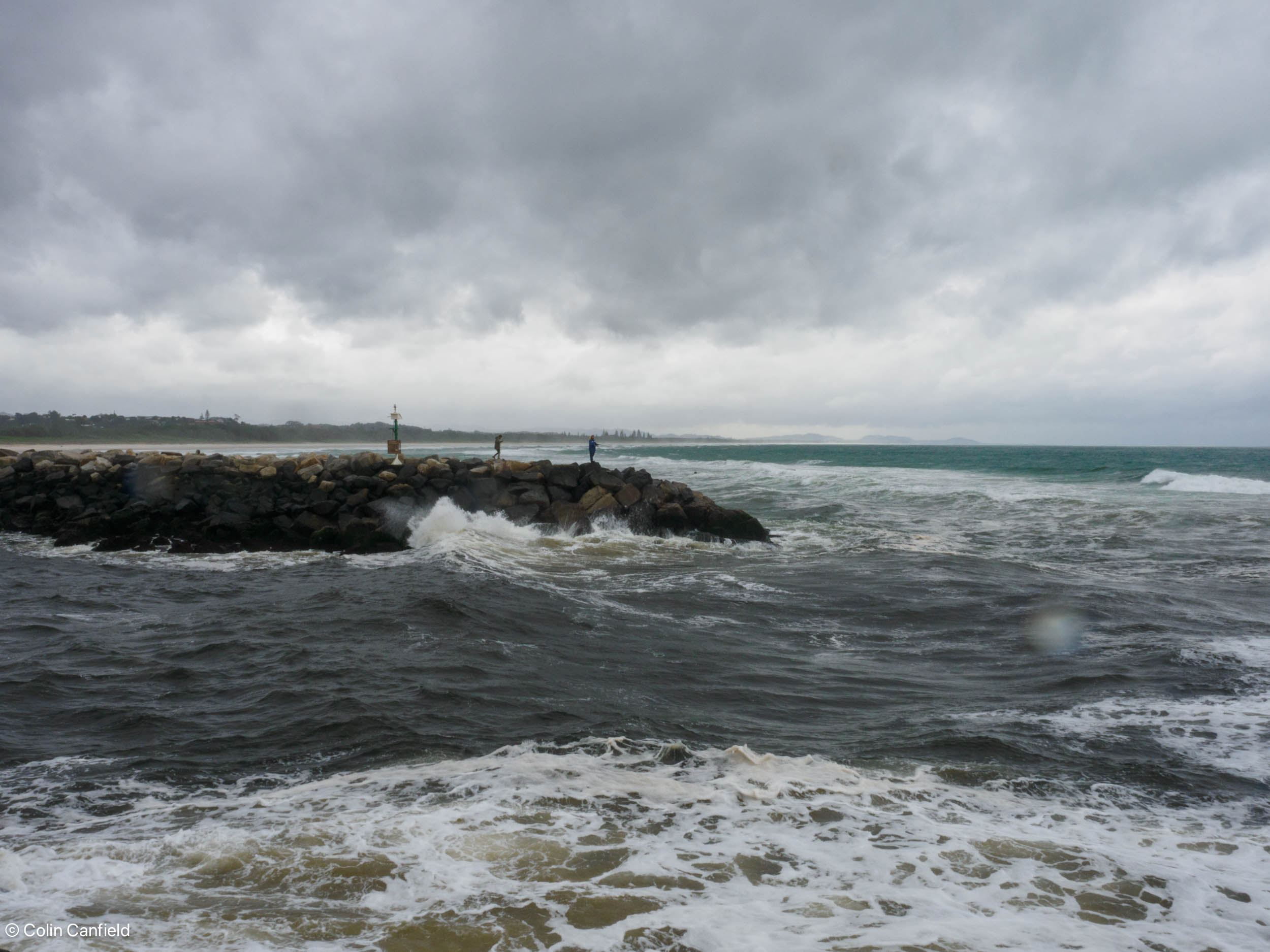 Stormy seas