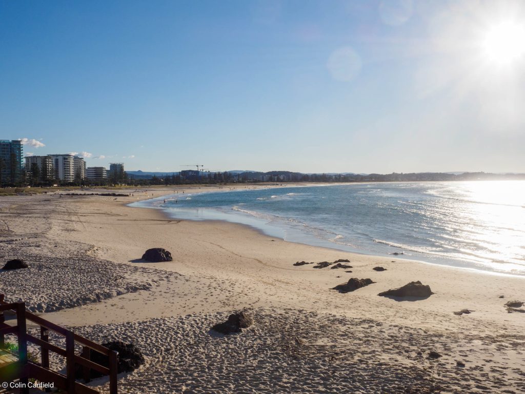 White sands of the Gold Coast