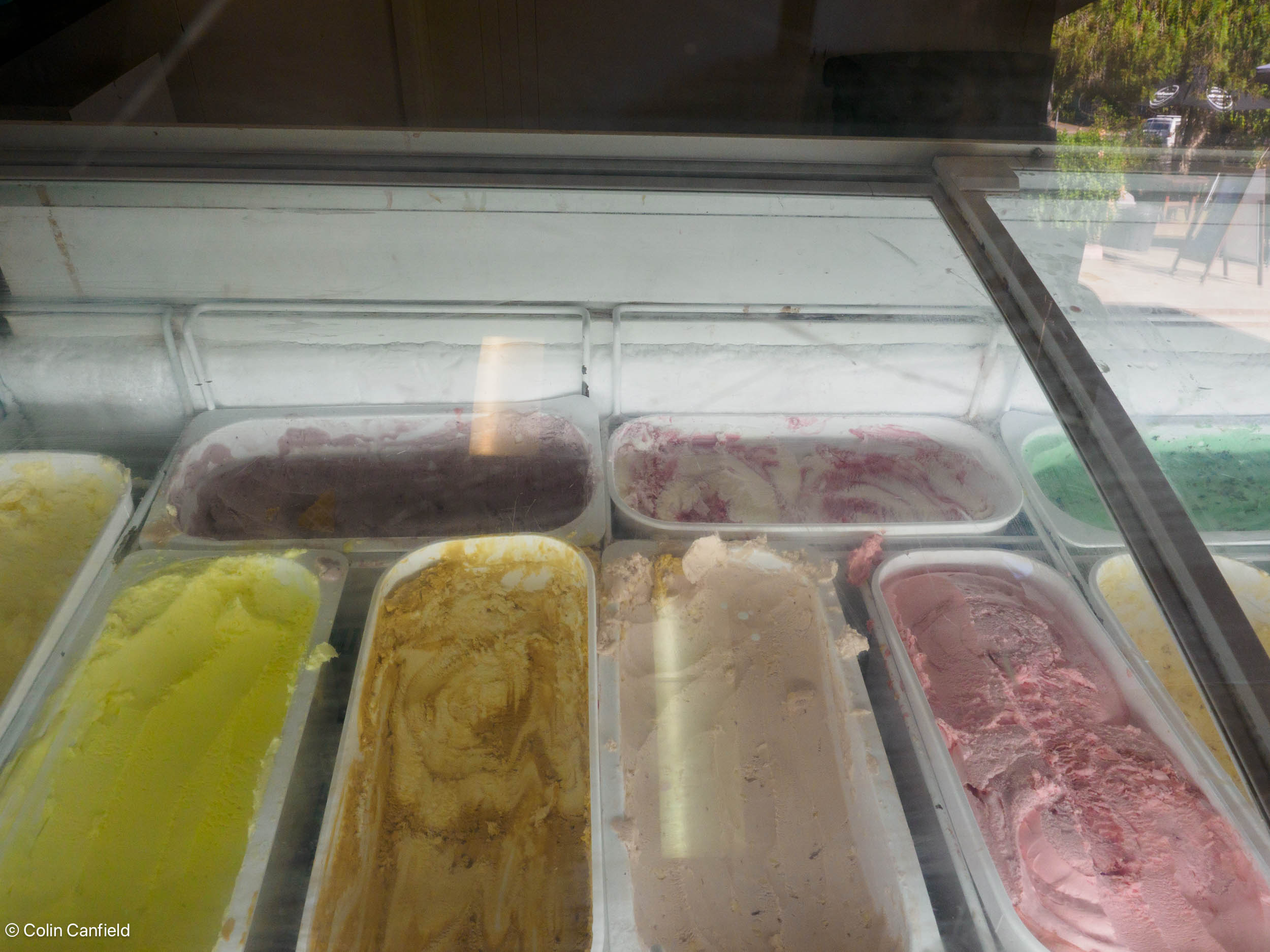 The ice cream and yoghurt are delicious