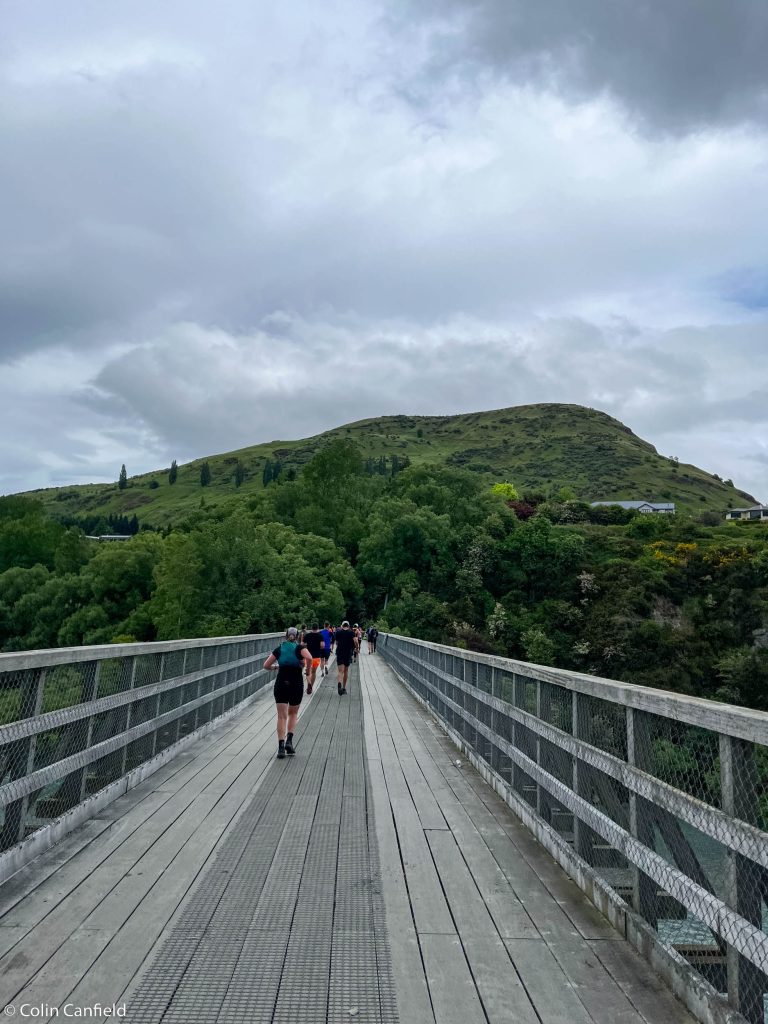 The old Lower Shotover River bridge