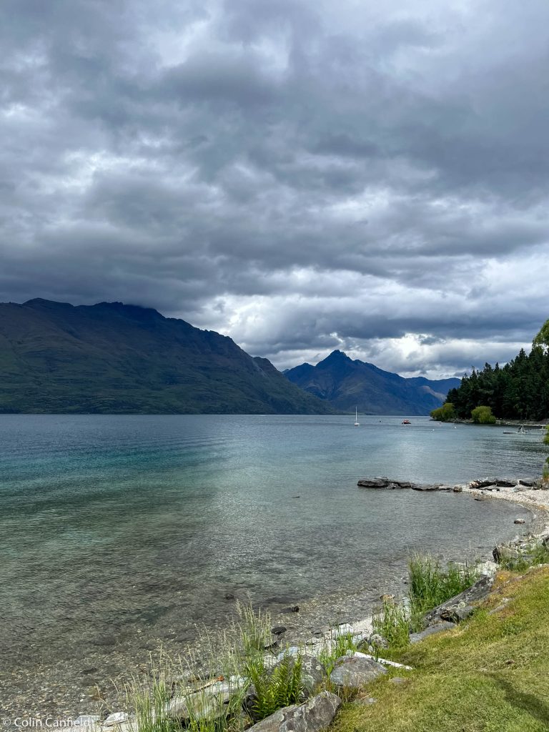 Lots of the run is next to stunning lakes