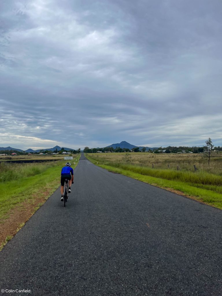 Riding towards Main Range